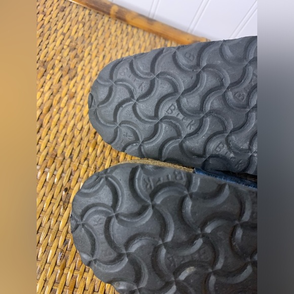 BIRKENSTOCK Birko Flor FLORIDA 3-Strap Gemm Blue Soft Bed SANDALS 36 US 5 5.5 - Picture 11 of 13